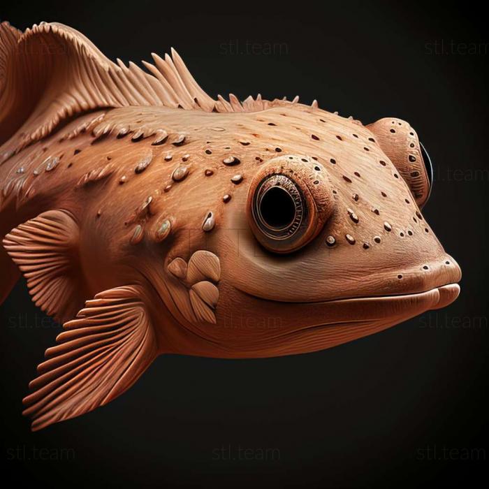 3D модель Scaphoideus rubroguttatus (STL)