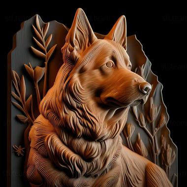 3D model Estrel Shepherd dog (STL)