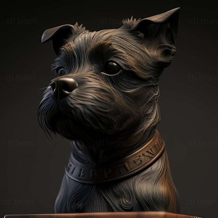 3D model Teddy is a Roosevelt Terrier dog (STL)