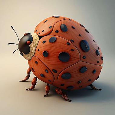 3D model Coccinula quatuordecimpustulata (STL)