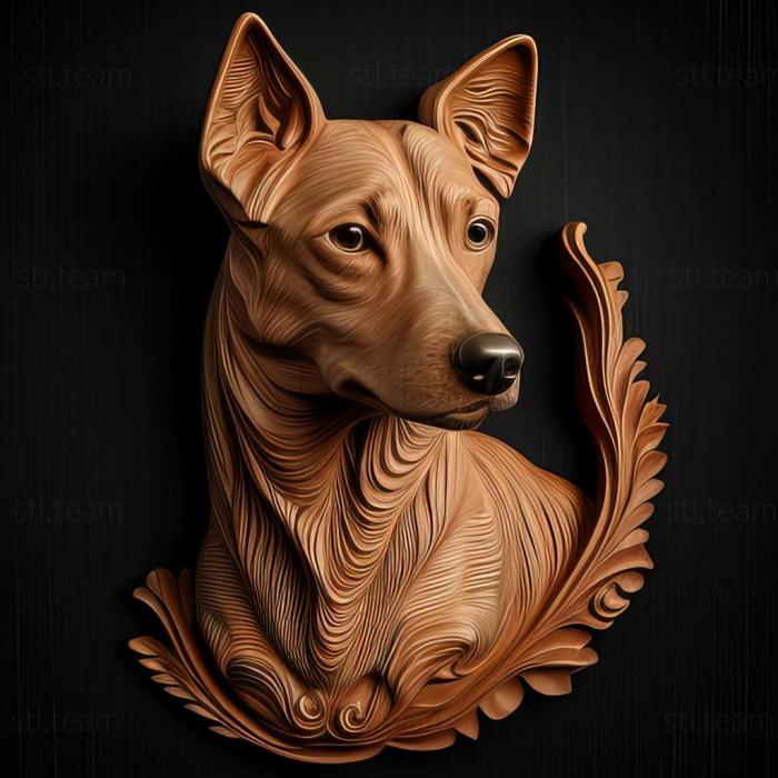 3D model Coolies dog breed dog (STL)