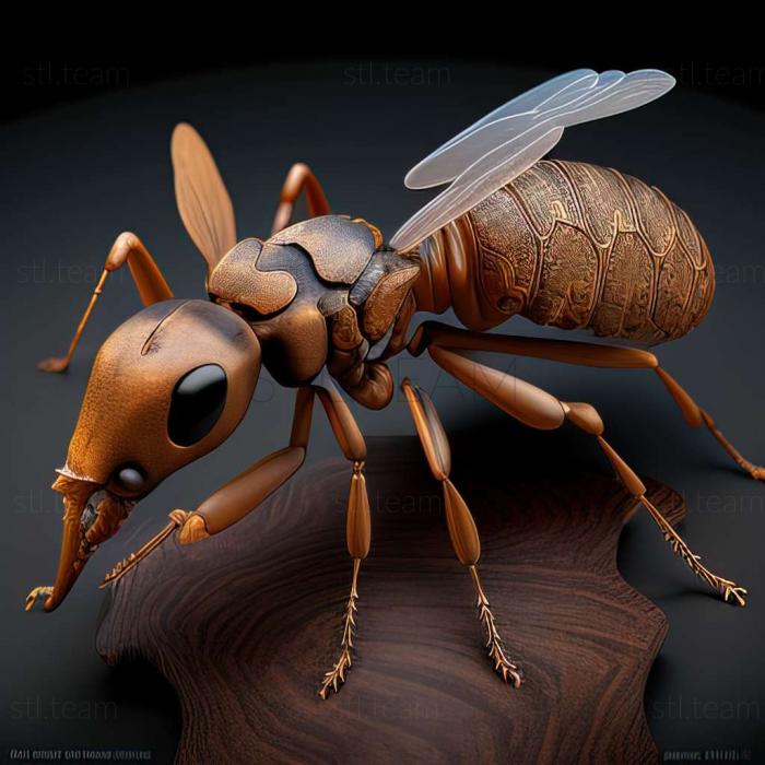 3D model Camponotus hemichlaena (STL)