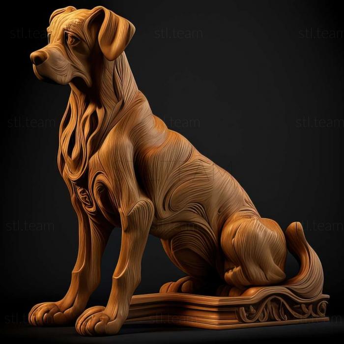 3D model Volpino Italiano dog (STL)