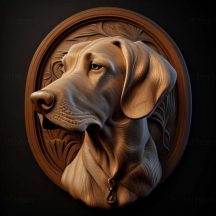 3D model The Swiss Hound dog (STL)