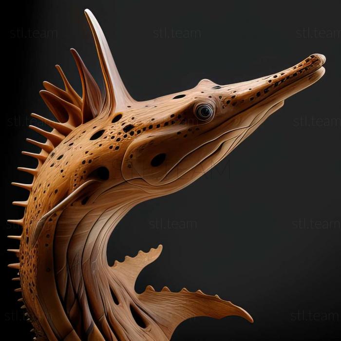 3D модель Gymnothorax maderensis (STL)