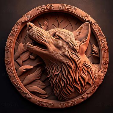 3D модель Canis lupus monstrabilis (STL)