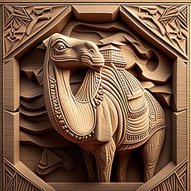3D модель Коник верблюд відома тварина (STL)