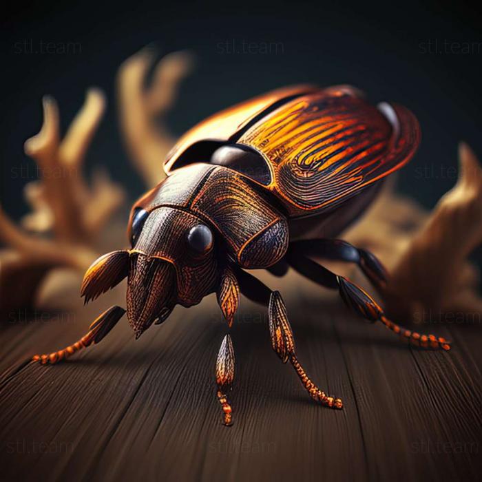 3D model Nicrophorus lunatus (STL)