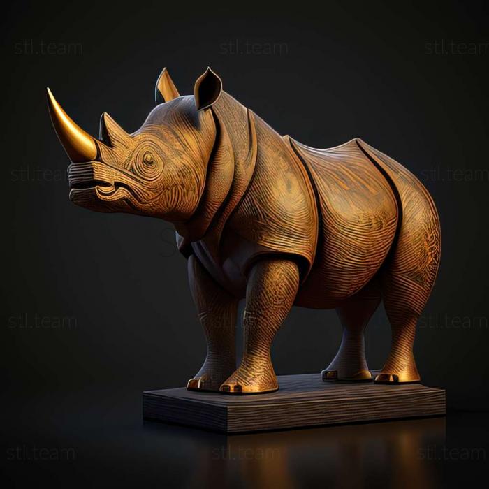 Clara rhinoceros famous animal