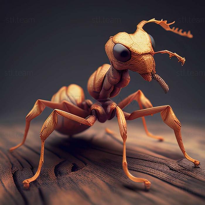 3D модель Myrmica displicentia (STL)