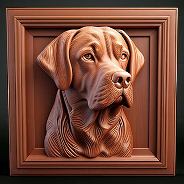 3D model Yale dog famous animal (STL)