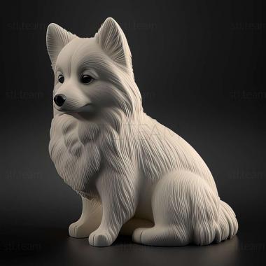 3D модель Американська ескімоська собака (STL)