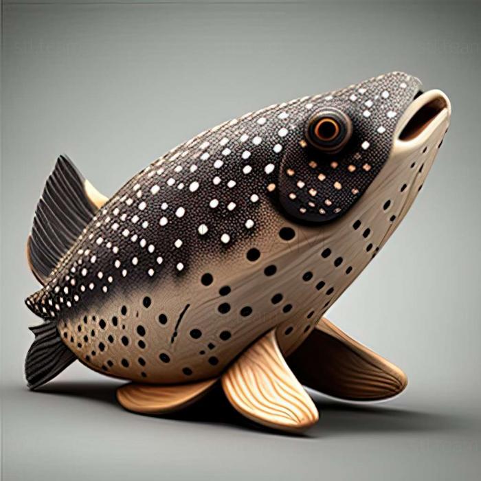 Animals Speckled catfish fish