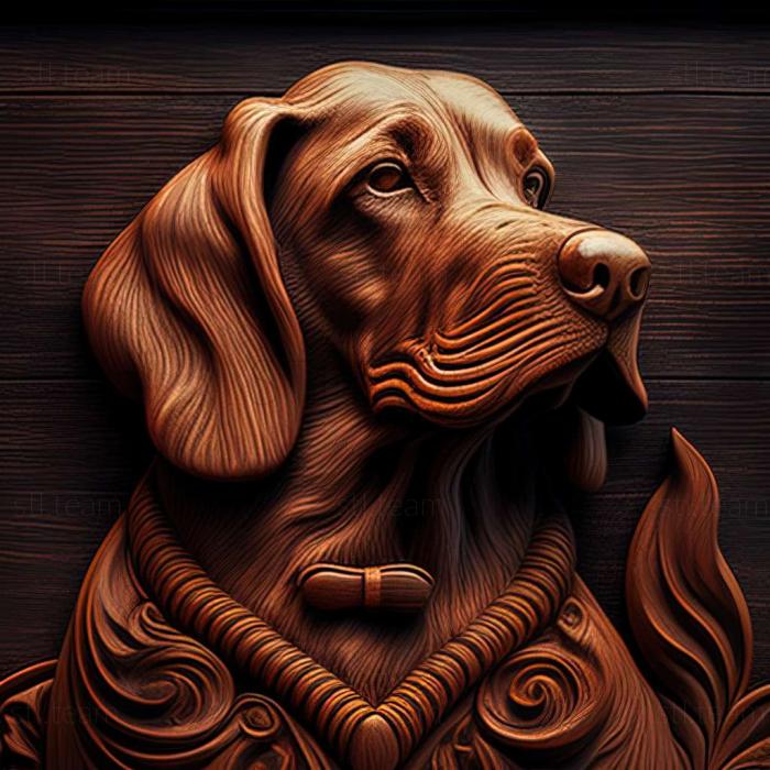 Голландская собака дымчатого окраса