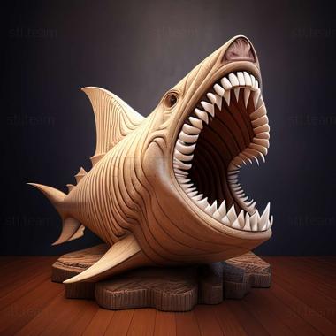 3D model Helicoprion bessonowi (STL)