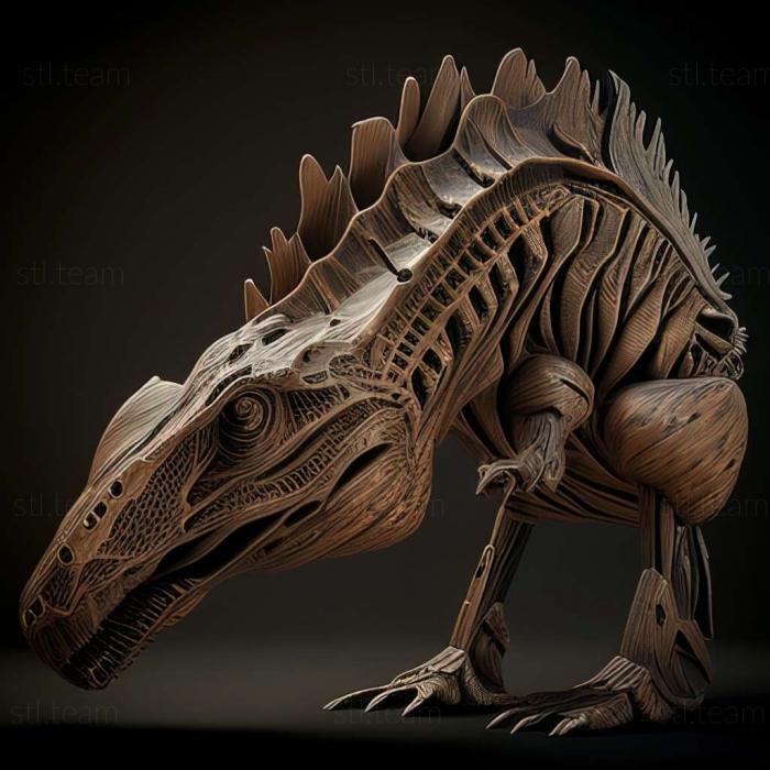 3D model Gonocephalus abbotti (STL)