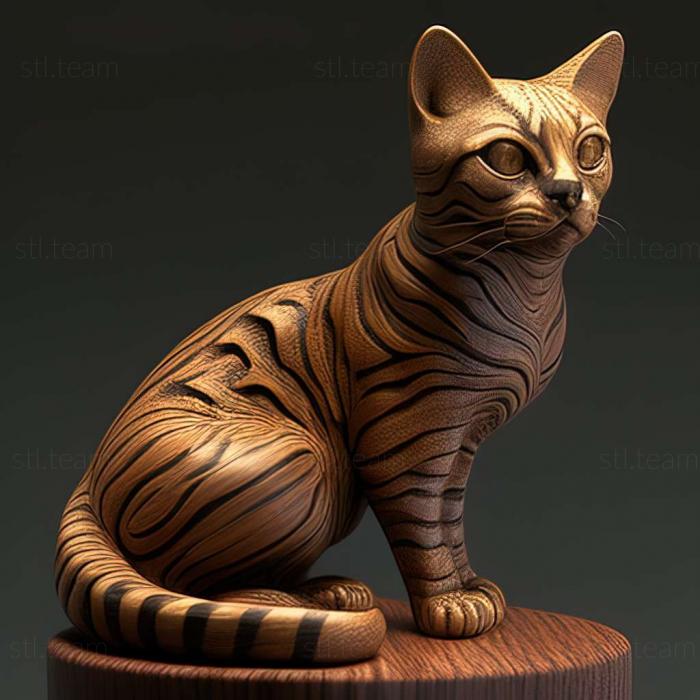 3D модель Каліфорнійський кіт (STL)