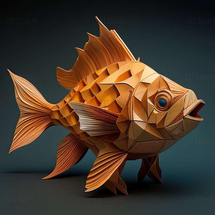 3D модель Алмазная рыба мунчаус (STL)