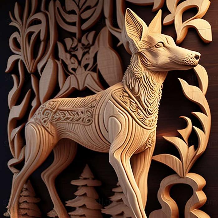 3D модель Лапландская оленьая собака (STL)