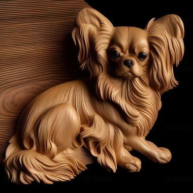 3D model Continental Toy Spaniel dog (STL)