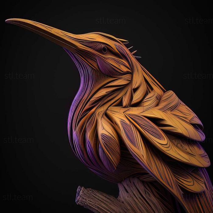 3D model Lamprotornis purpuroptera (STL)