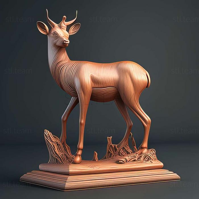 3D модель Знаменита тварина Чіт і Перл (STL)
