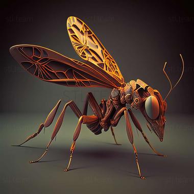 3D модель Ichneumon melanosomops (STL)