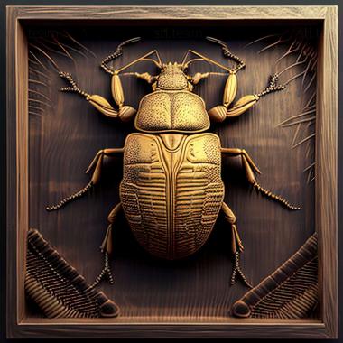 3D модель Onthophagus verticicornis (STL)