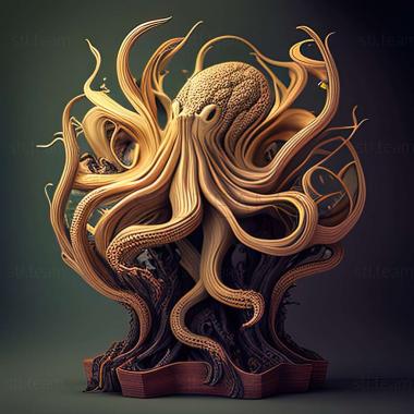 3D модель Gymnura tentaculata (STL)