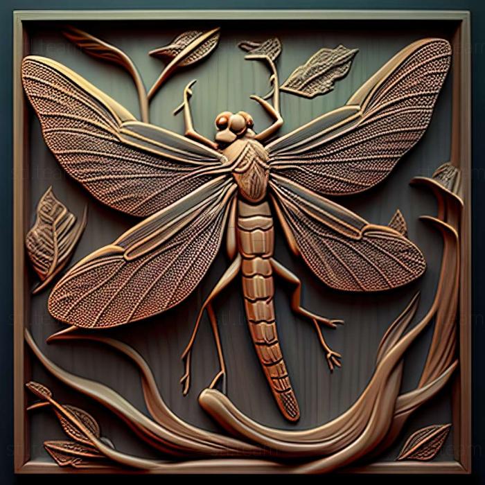 3D model Ceriagrion obfuscans (STL)