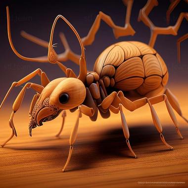 3D model Pheidole harrisonfordi (STL)