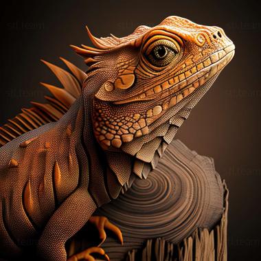 3D model Iguana delicatissima (STL)