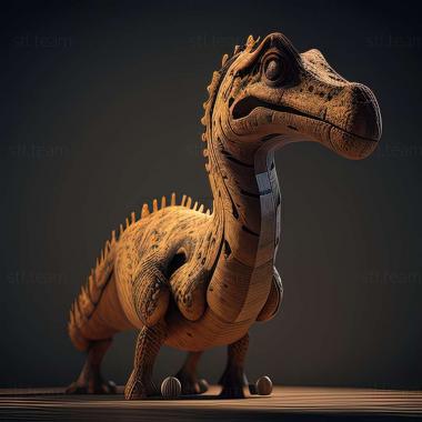 3D модель Ojoraptorsaurus boerei (STL)