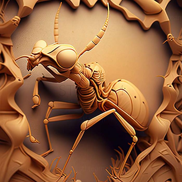 3D модель Dorymyrmex insanus (STL)