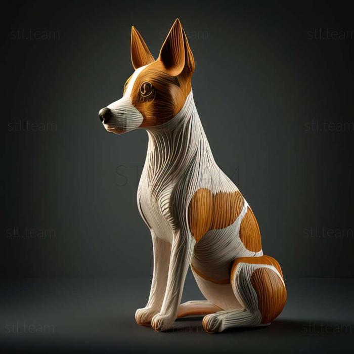 3D model Toy Fox Terrier dog (STL)