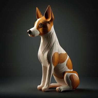 3D модель Іграшкова собака породи фокстерєр (STL)