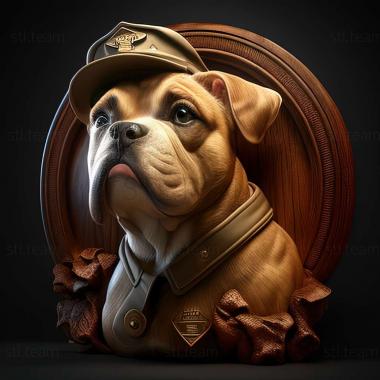 3D model Sergeant Stubby famous animal (STL)