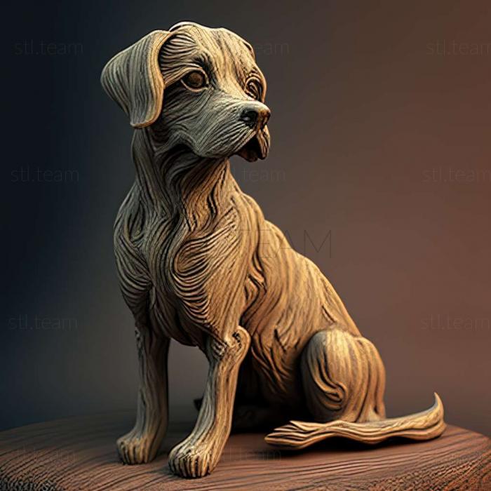 3D модель Зорба собака известное животное (STL)