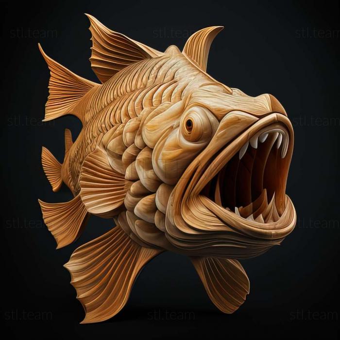 Animals Carp  toothed fish