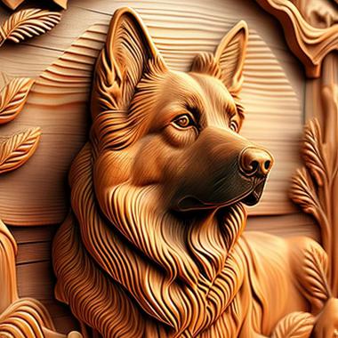 3D model Bukovina Shepherd dog (STL)