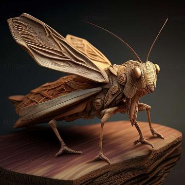 3D модель Grammoptera ustulata (STL)