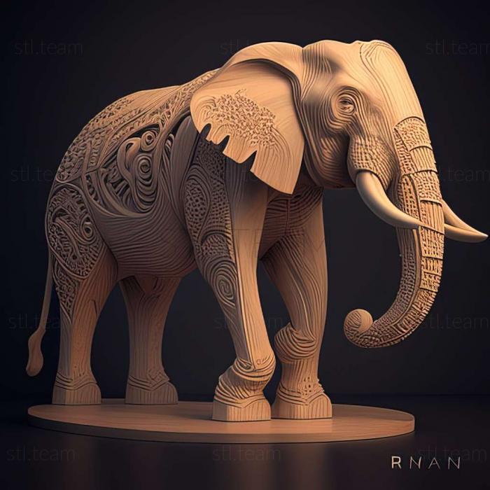 3D модель Відома тварина Буджан Сенан (STL)