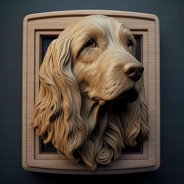 3D модель Собака англійський кокер спаніель (STL)