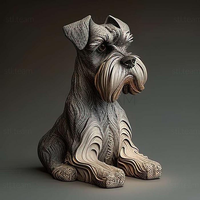 Zwergschnauzer dog