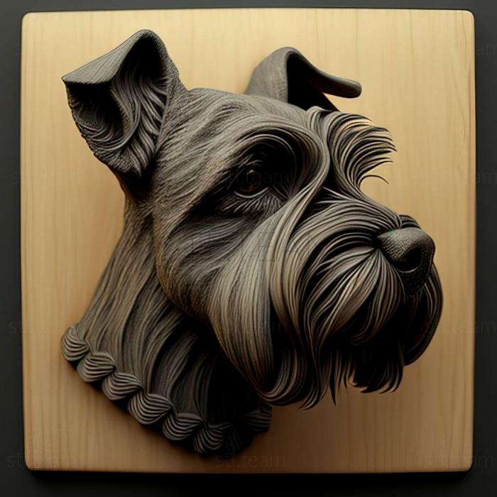 Riesenschnauzer dog