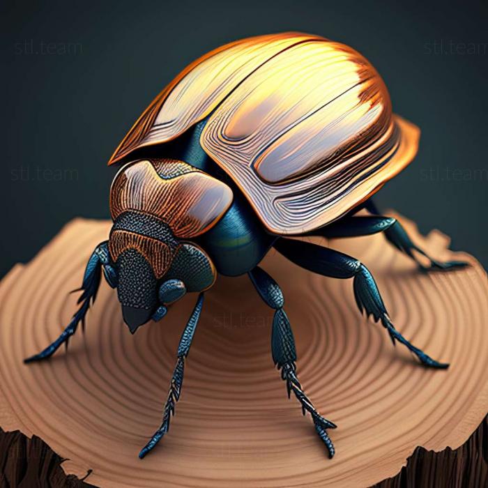 3D model Chrysolina fasciata (STL)