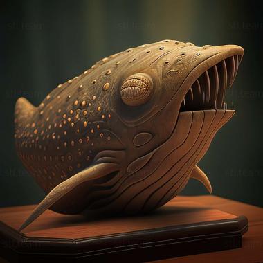 3D модель Sillaginopodys chondropus (STL)