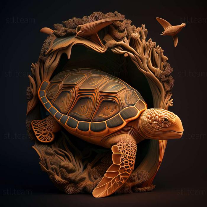 3D model Tortuga Two Treasures (STL)