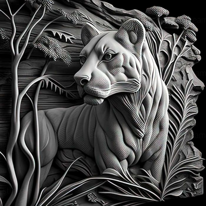 3D модель Panthera crassidens (STL)