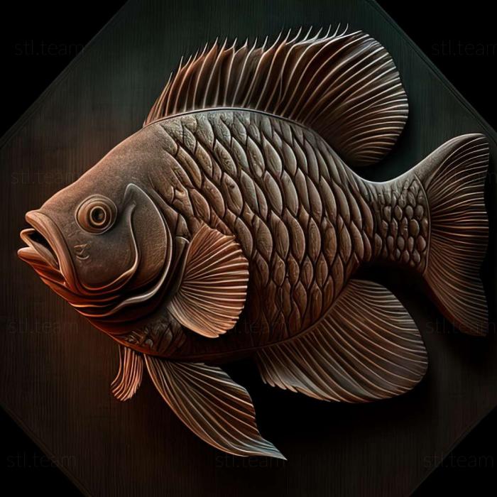 3D модель Риба роду тілапія (STL)
